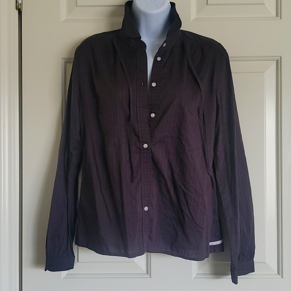 Black long sleeve dress shirt